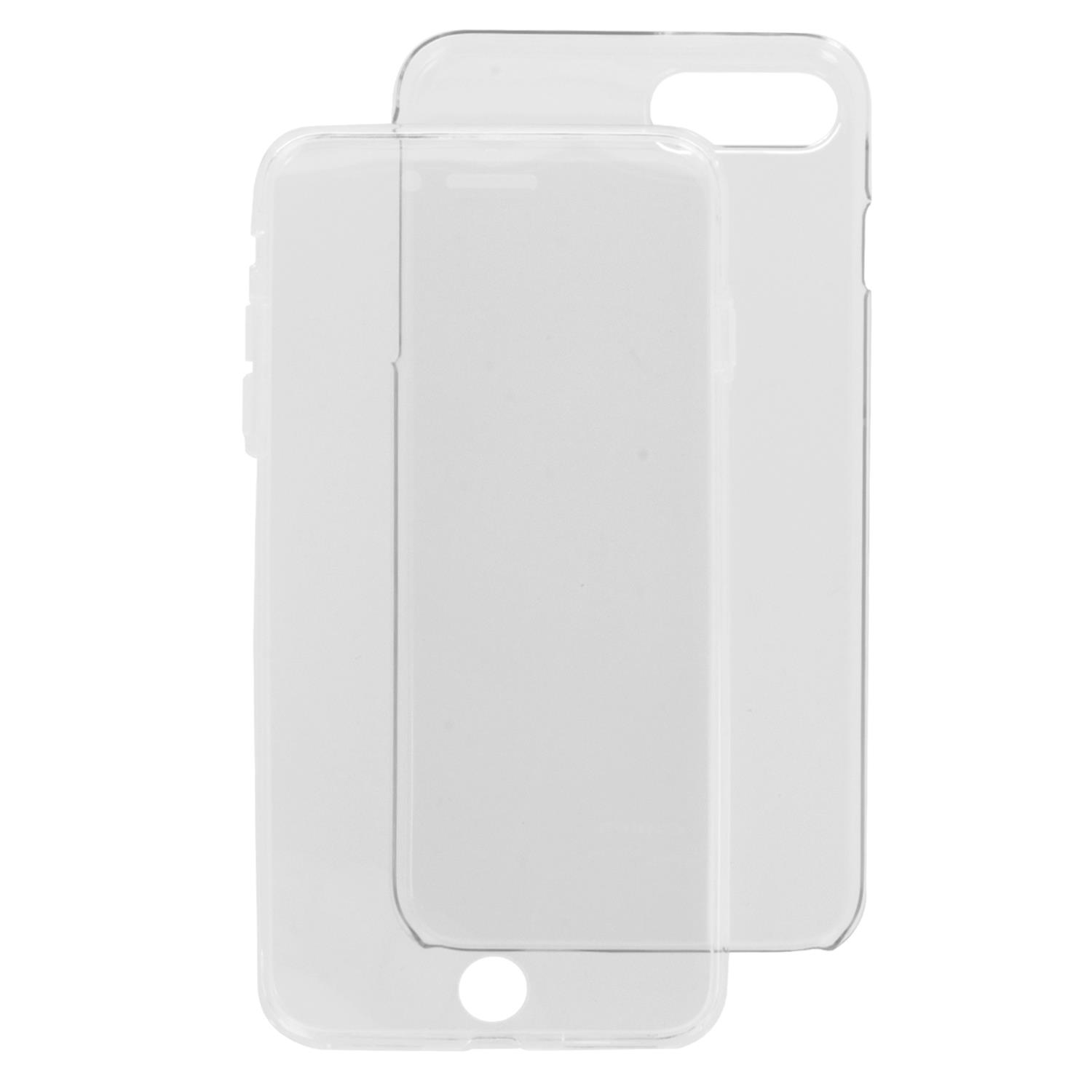 AREA Custodia cover fronte retro per iPhone 7 Area Dual Cover Compact 2 trasparente
